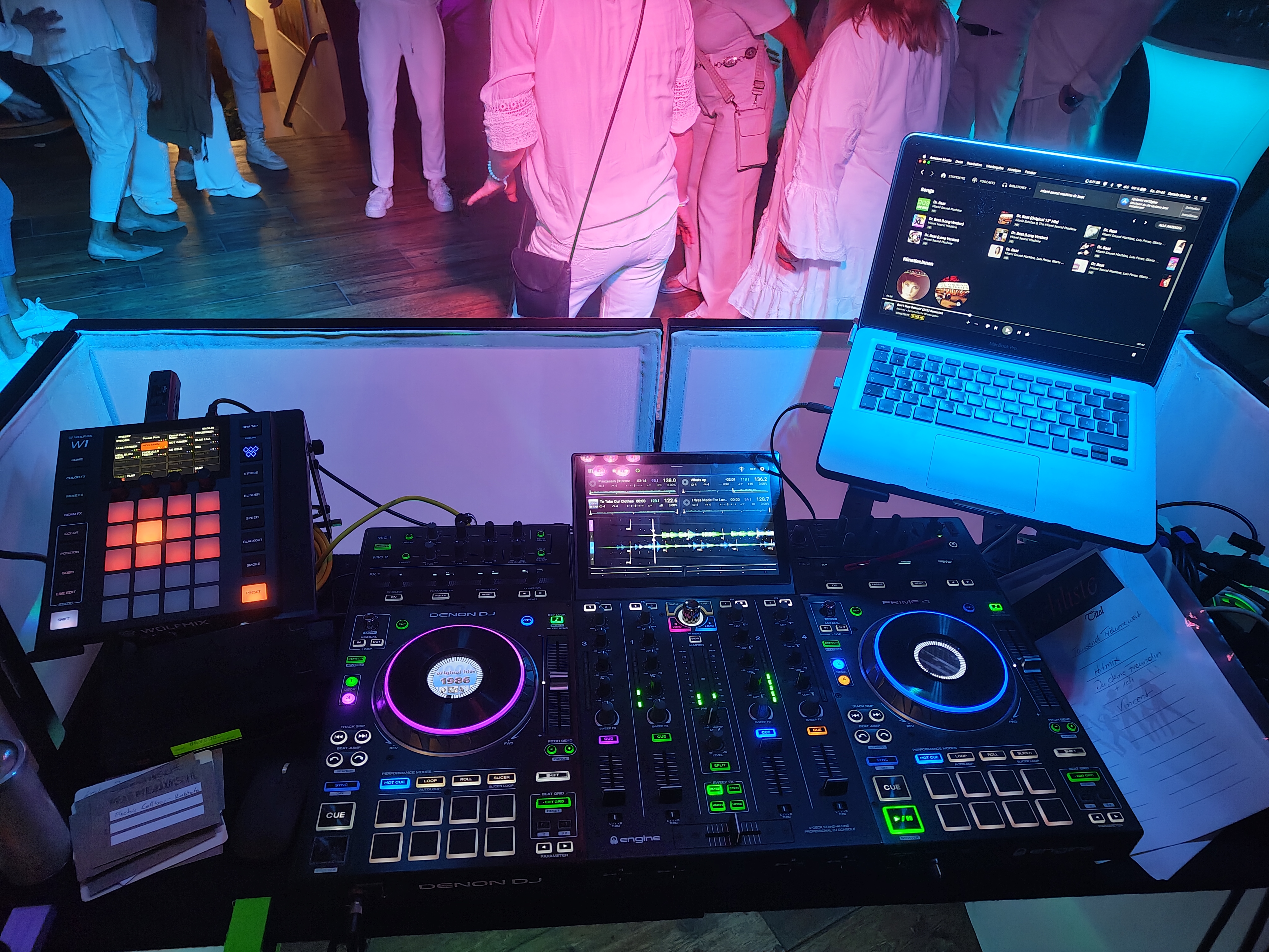 Professionelles DJ Setup